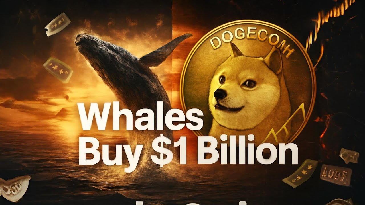 Whales Buy $1 Billion in DOGE as Price Falls | Market Focus Crypto - YouTube