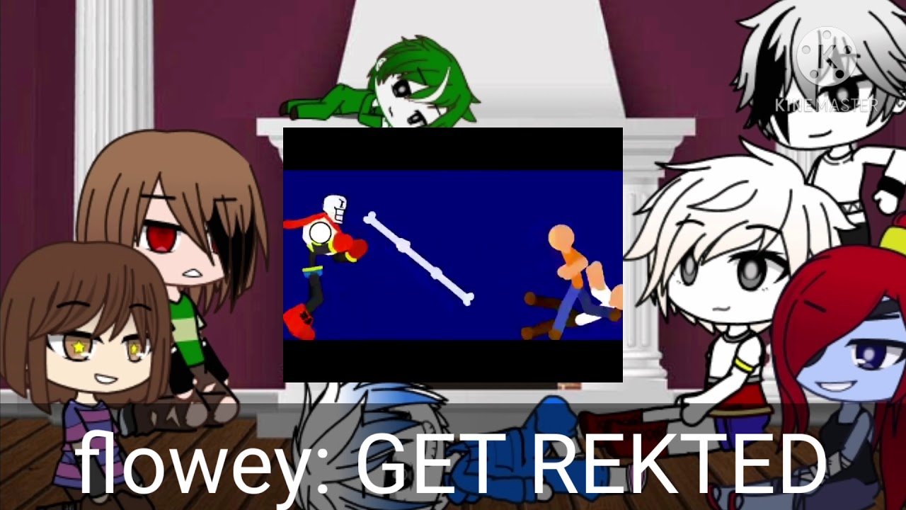 Undertale reacts to Papyrus vs bandits [MegaTale]