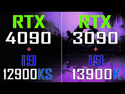 RTX 3090 + INTEL i9 13900K vs RTX 4090 + INTEL i9 12900KS // PC GAMES BENCHMARK TEST //