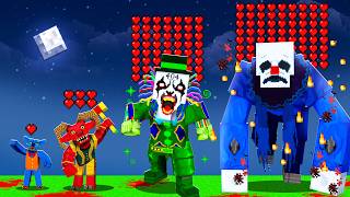 ¿Qué PAYASO y ANIMATRONICOS de la DEEP WEB Tiene MAS VIDA? 😨 MINECRAFT