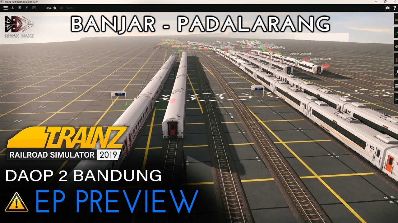 [PREVIEW] PROJECT RUTE BANJAR - PADALARANG TRAINZ RAILROAD SIMULATOR 2019 INDONESIA