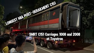 [LONGEST MIA KHI; DT Preserved; SMRT C151 Carriages 1008 and 2008 at Toyotron [LONGEST MIA KHI; DT Preserved; SMRT C151 Carriages 1008 and 2008 at Toyotron