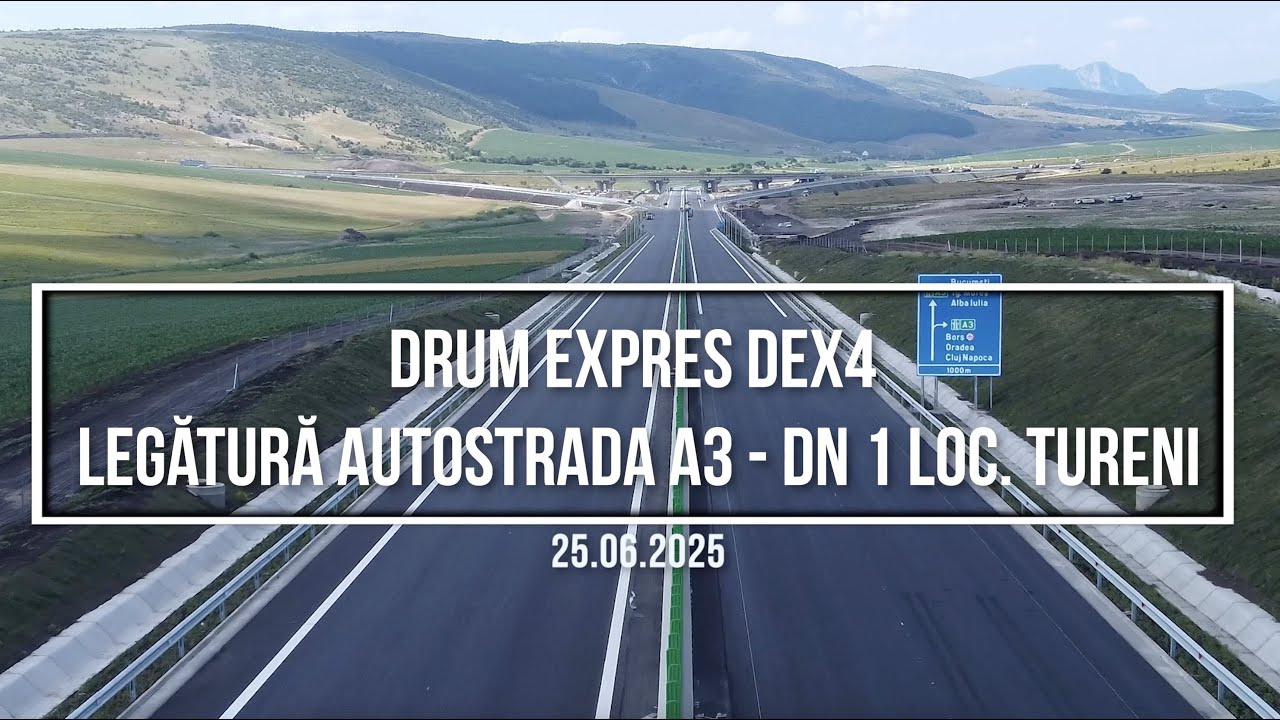 Drum Expres DEx 4 Legãtura A3 - DN 1 loc. Tureni - 25.06.2025 | filmare completa