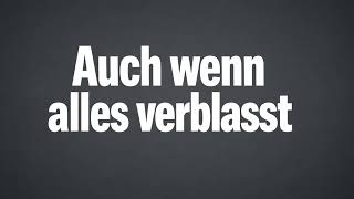 Auch wenn alles Verblasst - (prod. by Menzy)
