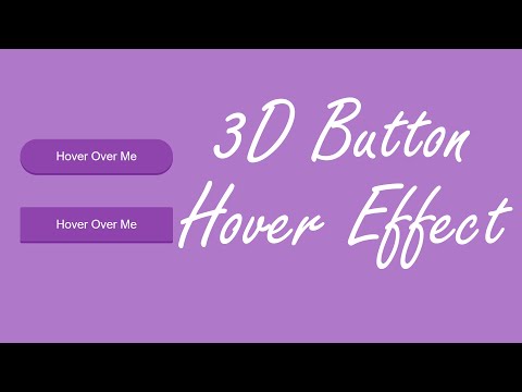 How to create #3D button #HTML5, #CSS3 || #WEB CODIAN