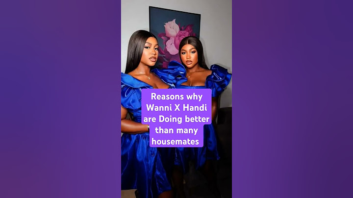 See😳The Reason 😲 Why Wanni X Handi are doing Better than ❤️many Housemates❤️#bbnaija #trending #fyp