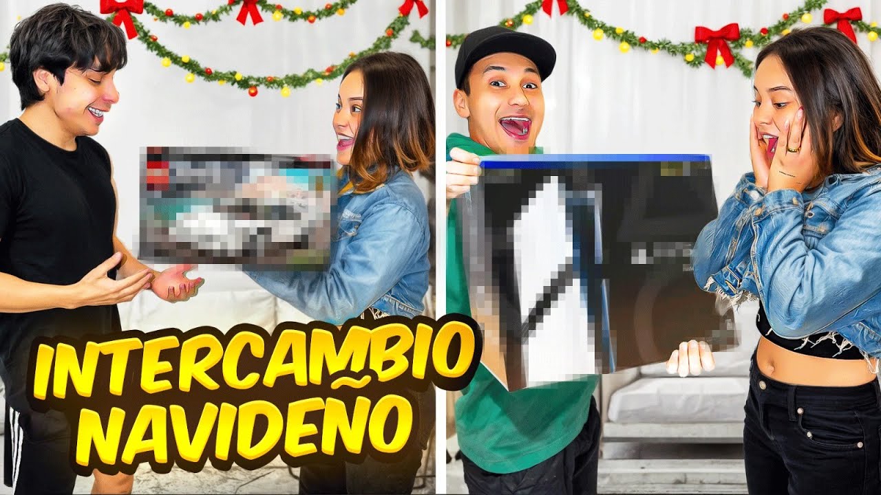 HACEMOS UN INTERCAMBIO NAVIDEÑO CON YAIR17 Y JOSUÉ Y ESTOS FUERON LOS REGALOS - Barbie Pvm