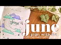 Plan With Me || June 2021 Bullet Journal Setup