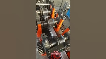 Shutter Door Roll Forming Machine with embossing Roller