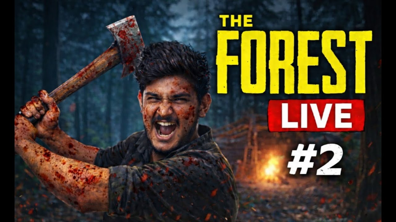 The Forest LIVE #2 🌲🪓 | Rage Moments, Survival & Cannibal Chaos