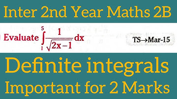 Definite integrals||Inter 2nd Year Maths 2B@maths naresh eclass