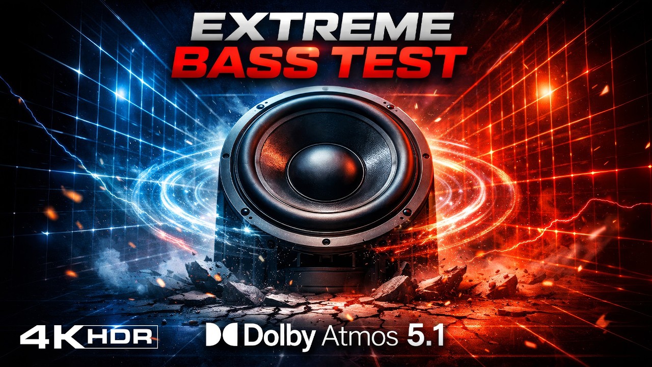 DOLBY 5.1 SURROUND | SUBWOOFER BASS TEST | EXTREME HIGH BASS TEST | SOUND CHECK | 4K HDR