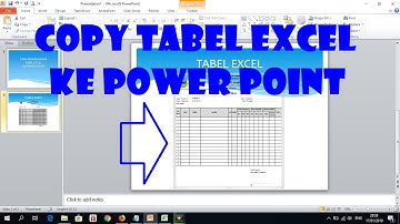 Cara Copy Tabel Excel ke Power Point Agar Hasilnya Rapi
