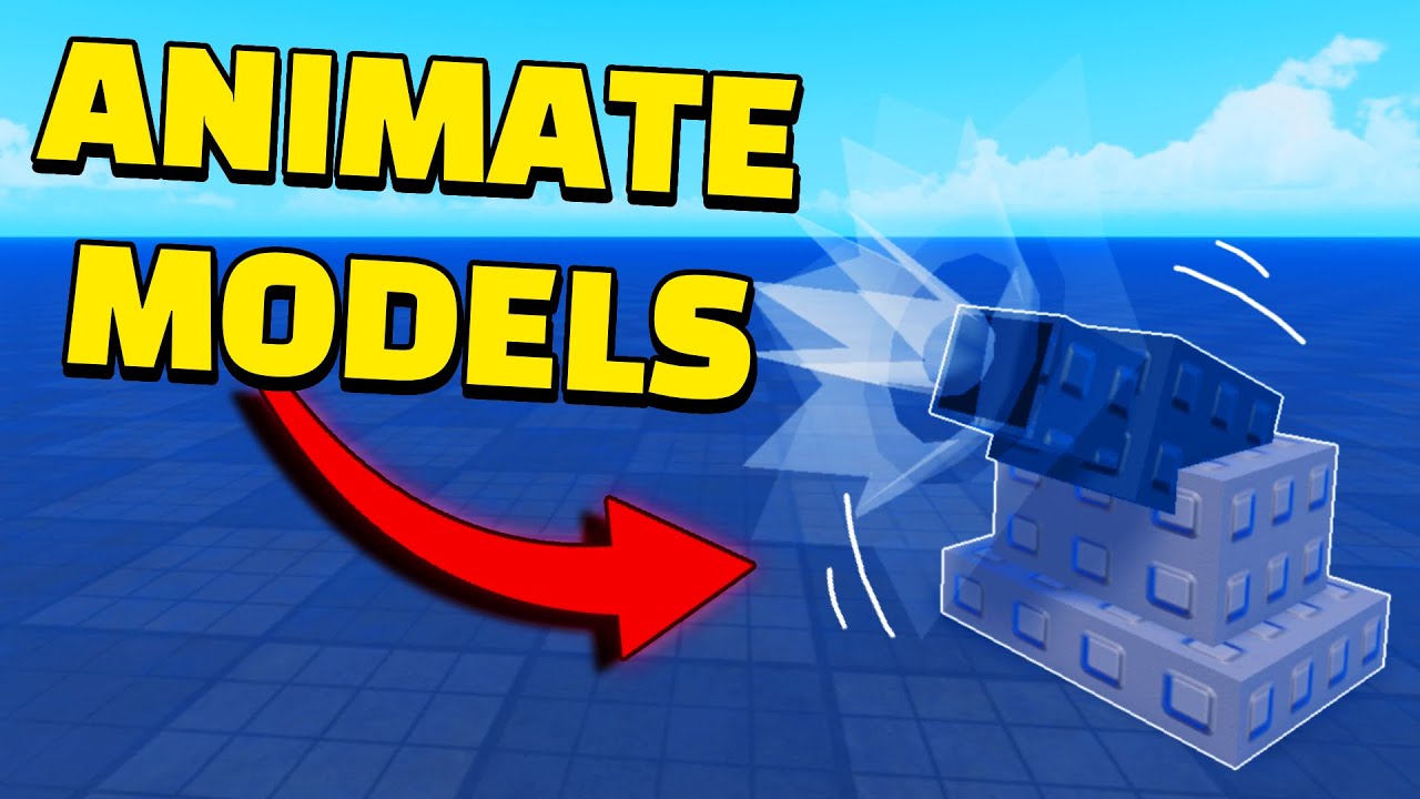 Как анимировать модели в Roblox Studio!