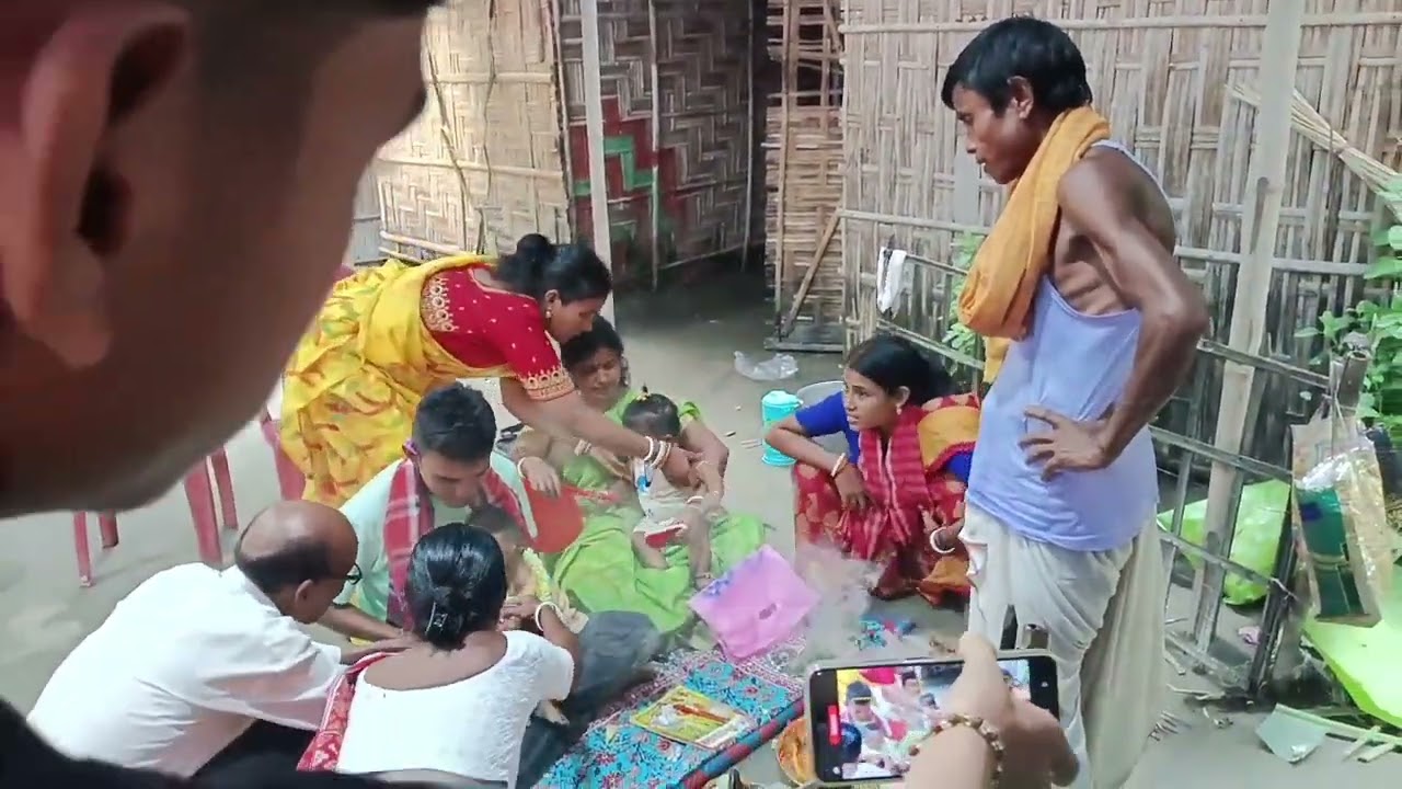 Bhaskar Mukhe bhat ceremony te ami ki ki Korlam 