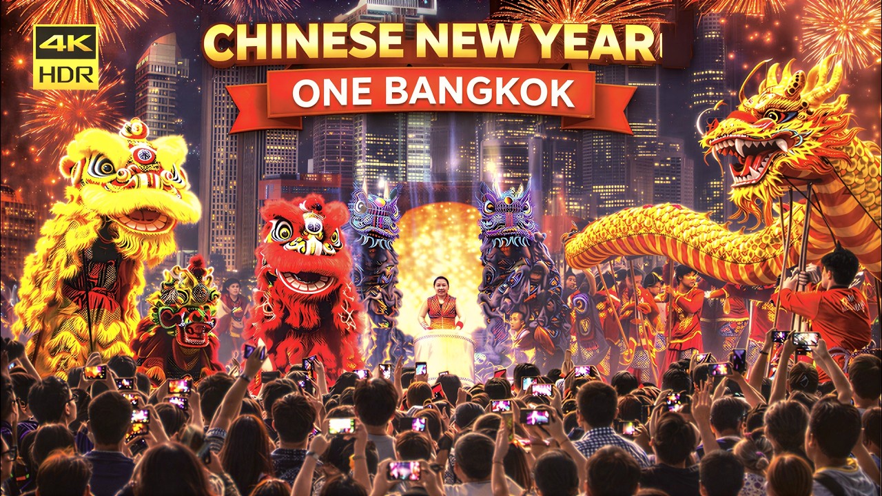 One Bangkok Chinese New Year 2026 | Epic Dragon and Lion Dance Performance 
