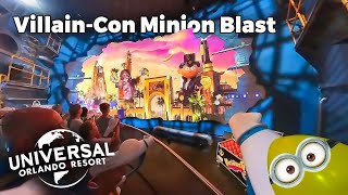 Minion Blast shooter ride at Universal Studios Florida – FULL QUEUE & RIDE POV 4K UltraWide
