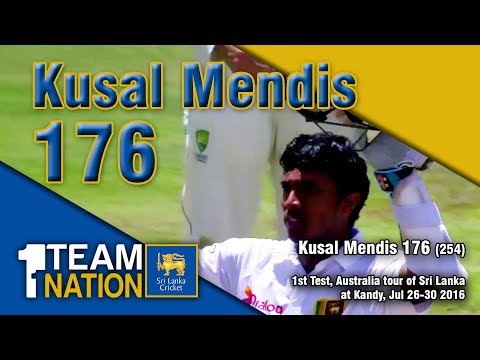 Kusal Mendis 176 vs Australia - 1st Test, Australia tour of Sri Lanka 2016