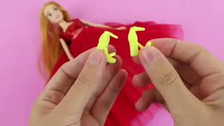 Disney Princess Dress Transformation Diy Miniature Ideas For Barbie Wig, Dress, Faceup, And More
