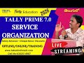 Service Organization Accounting in Tally Prime 7.0