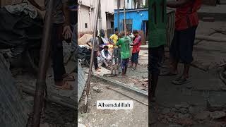 Alhamdulillah Soil test running B block, Eastern housing pallabi Mirpur  #home #construction