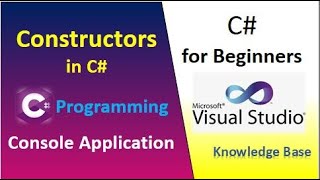 Constructors In C# | Constructors | Object initialization using constructors @knowledgebase2612