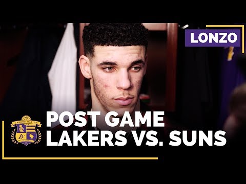 Lonzo Ball On Lakers Defensive Lapses, Lack Of Focus In Loss To Suns