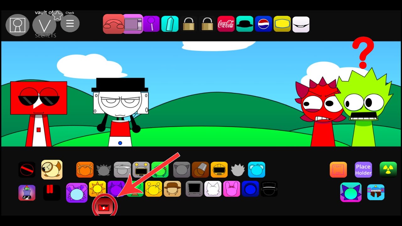 Secret sounds, codes Incredibox Sprunki Pyramixed New characters || New Mod 