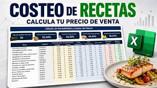 How to calculate RECIPE COSTS ✅ Calculate the exact selling price of each dish screenshot 3
