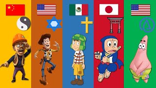 Cartoon Characters Religion From Different Countries | Pt.4 by BRAIN BUSTER 10,326 views 5 months ago 2 minutes, 9 seconds