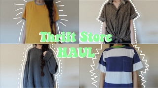 Thrift Store Haul // TRY-ON