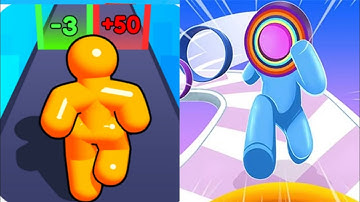 Tall man run Vs layerman run gameplay, New top Satisfying ASMR walkthrough video game, Android game