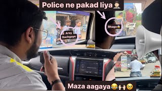 Pranked with car mic siren 🎙️🚨📢 | Police caught me | Had a lot of fun 😱 | Abeer Rai 01 screenshot 4