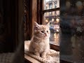 قطتي الجميله والنافذة الممطرة Cuteanimal 