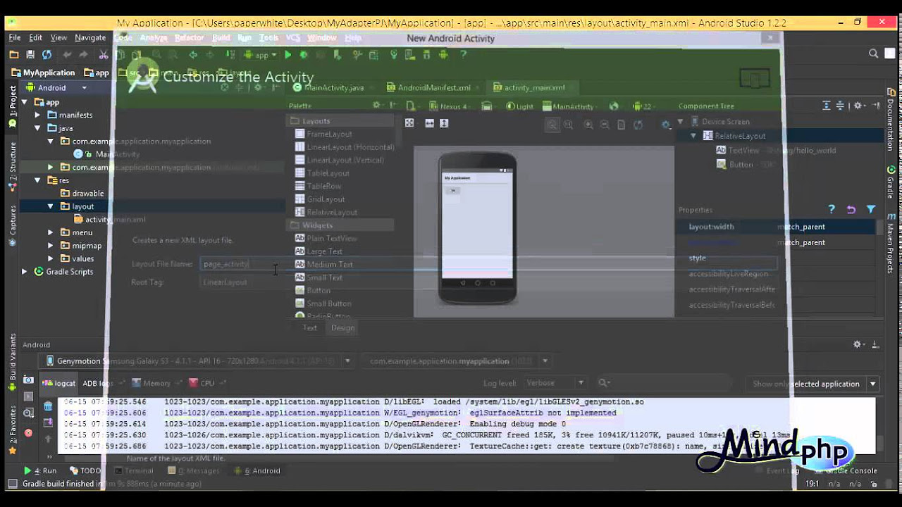 สอน เขียน app android  2022 Update  สอนเริ่มต้น พัฒนา Application Android หัด ทำแอป แอนดรอยด์ แบบง่าย Android Studio