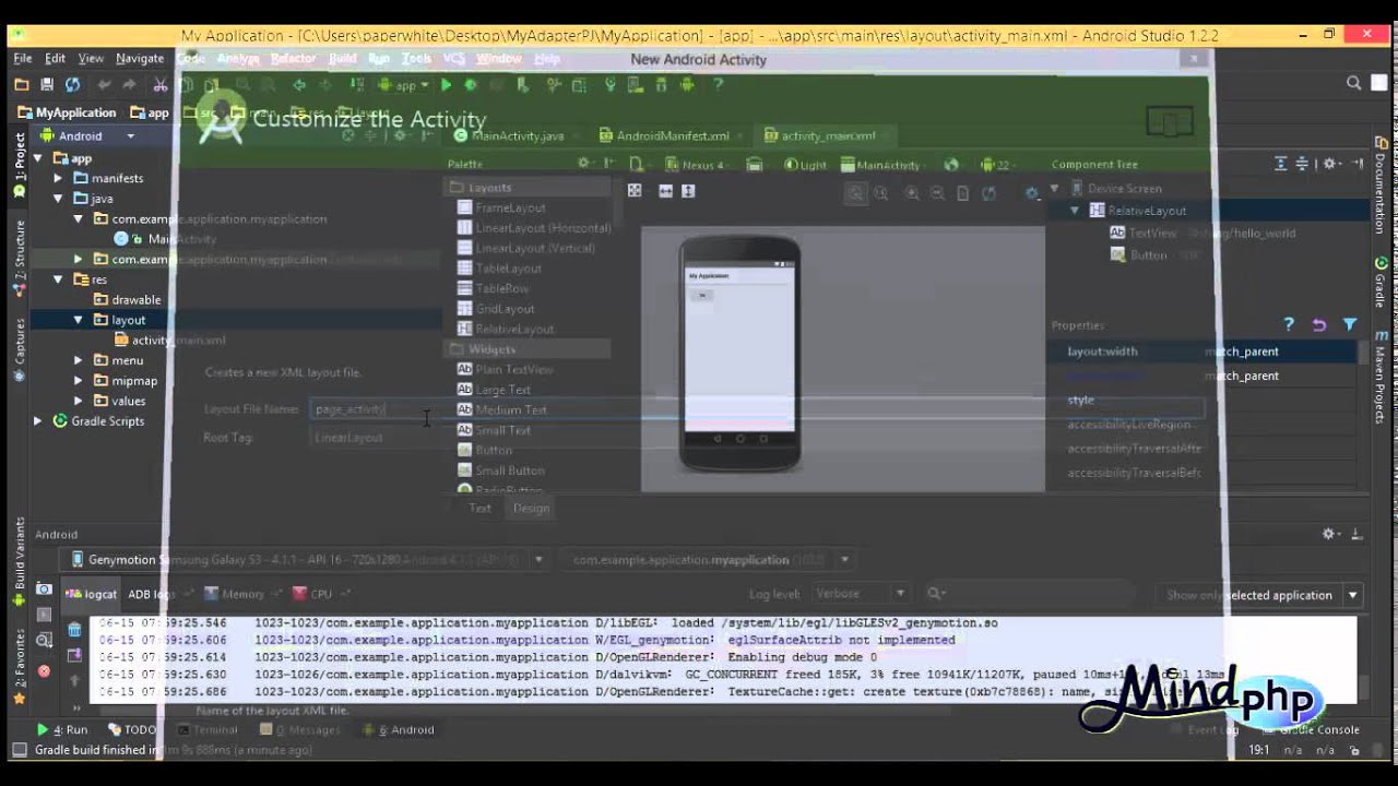 สอนเริ่มต้น พัฒนา Application Android หัด ทำแอป แอนดรอยด์ แบบง่าย Android  Studio - Youtube