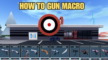 How to Gun Macro in Roblox Jailbreak