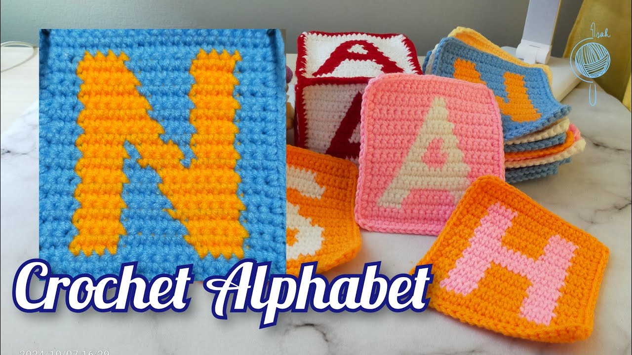 Crochet Alphabet - Letter N