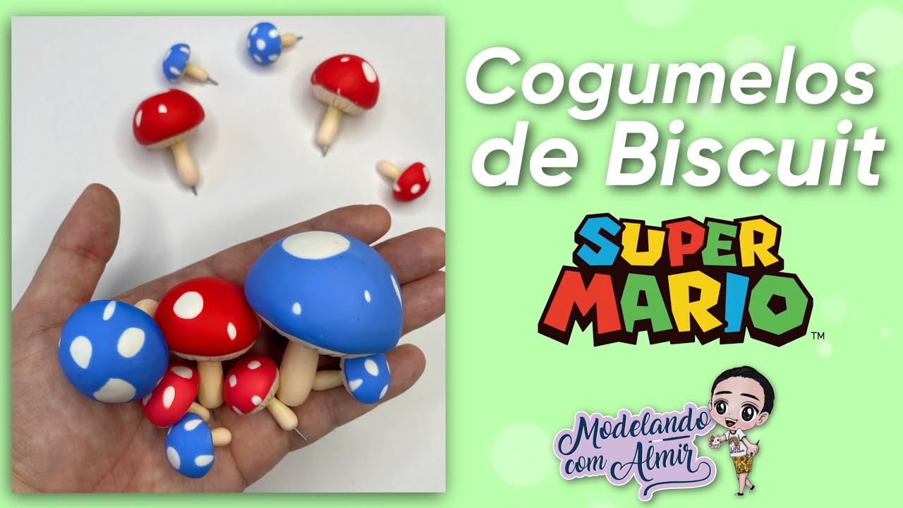 Cogumelos de Biscuit | Super Mário Bros 