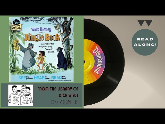 The Jungle Book(1977) | Disneyland Little Long-Playing Record 319 |  Read-Along Vinyl Record - Youtube