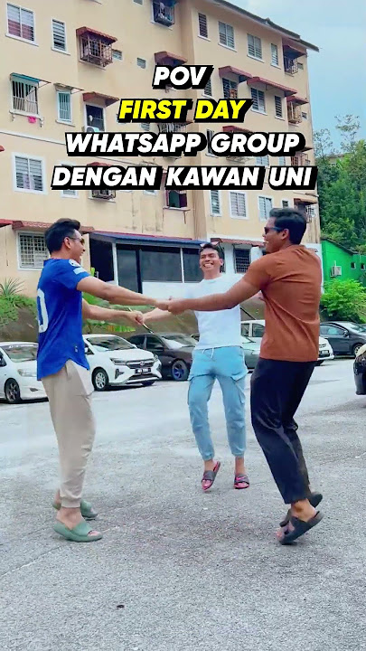 Bila first time buat whatsapp group dengan kawan #malaysia #lawak #sketch #comedy #group