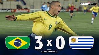 Brasil 3 x 0 Uruguay ● 1999 Copa América Final Extended Goals & Highlights HD