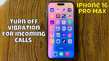 How To Turn Off Vibration For Incoming Calls On iPhone 16 Pro Max