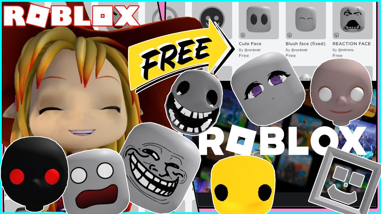 FREE FACES* Get ANIME, SMUG, SCAREDY, USELESS SUPERHERO, THREE EYED  SPECIMEN & MORE on Roblox 