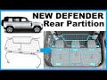 Land Rover Defender L663 Fixed Rear Load Space Partition VPLES0546