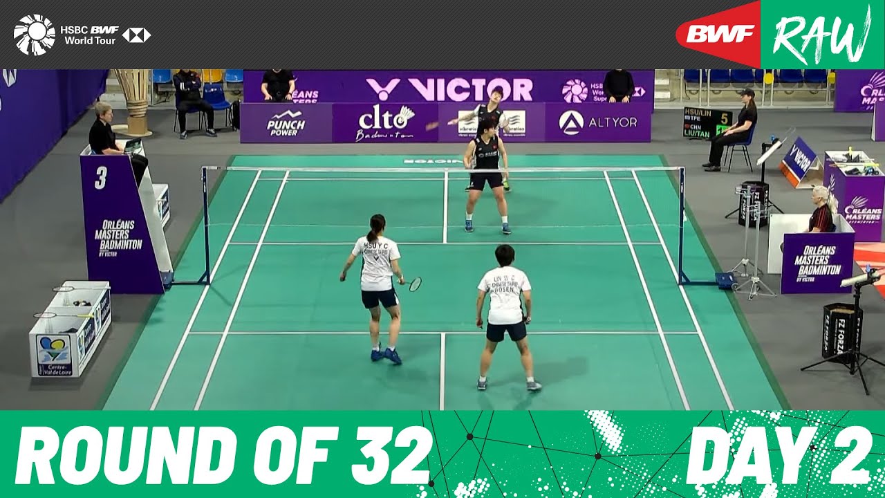 Orléans Masters Badminton 2023 Day 2 Court 3 Round of 32