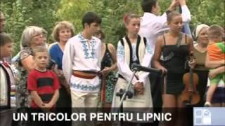 Tricolor arborat la memorialul din Lipnic
