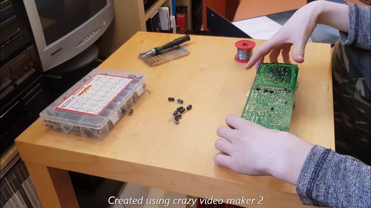 Grundig GV 240 VPT VCR No Picture repair YouTube