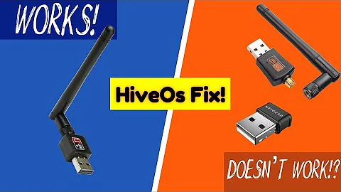 HiveOs Wifi USB Adapter Fix!