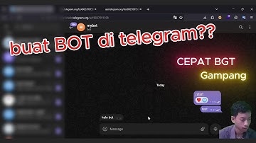 BUAT BOT TELEGRAM BAYAR? Gak lah, ini cara MUDAH, GRATIS, DAN CEPATTT !!!